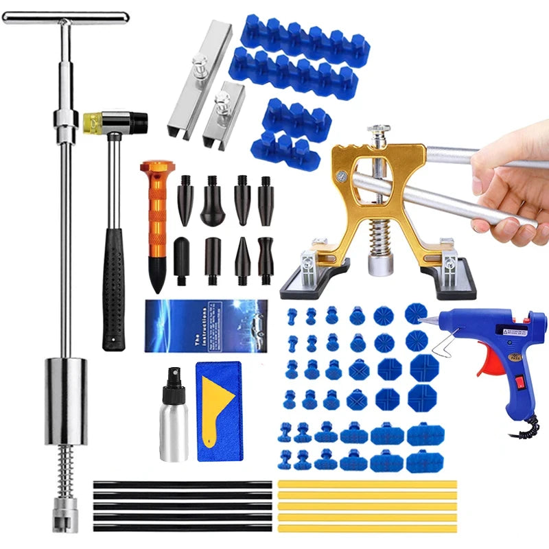 Car Body Dent Repair Tool Kit with Suction Cup and Puller