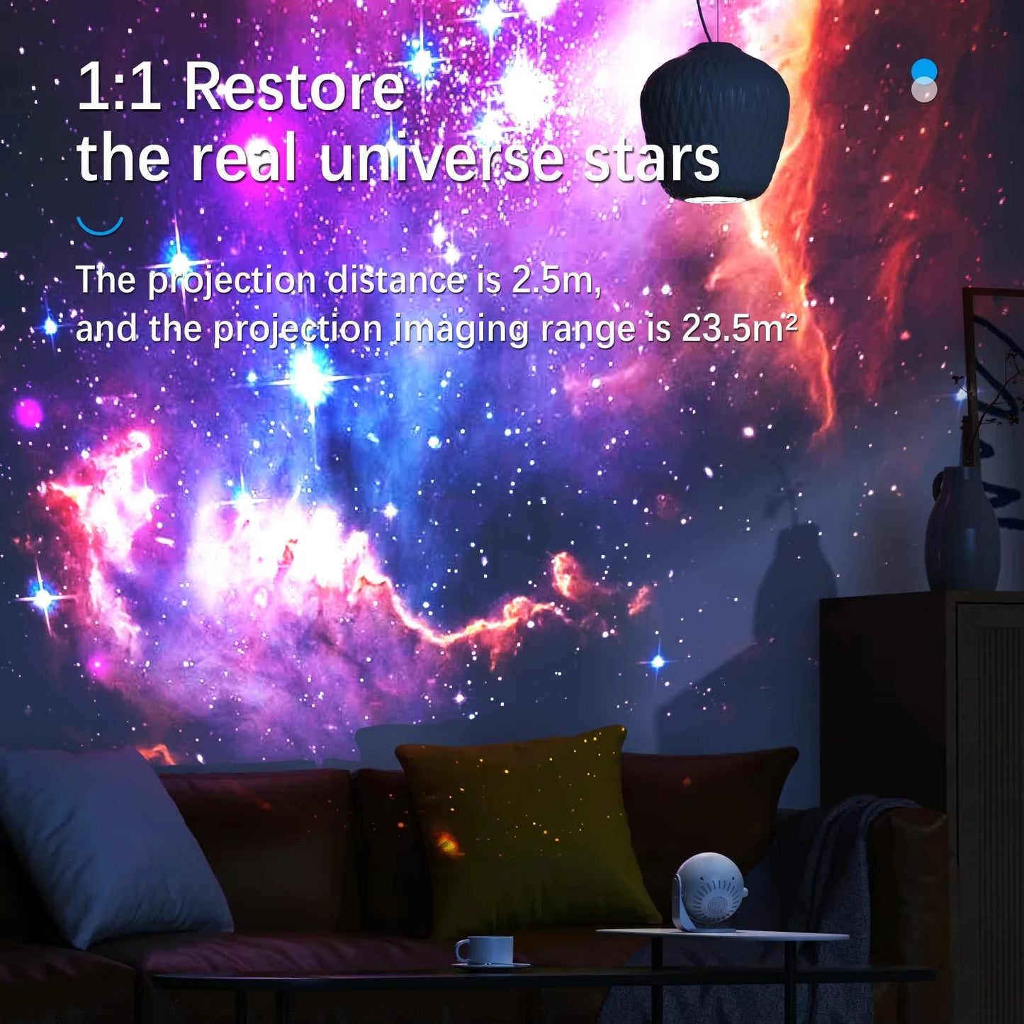 Galaxy Planetarium Star Projector Night Light Kids Adults