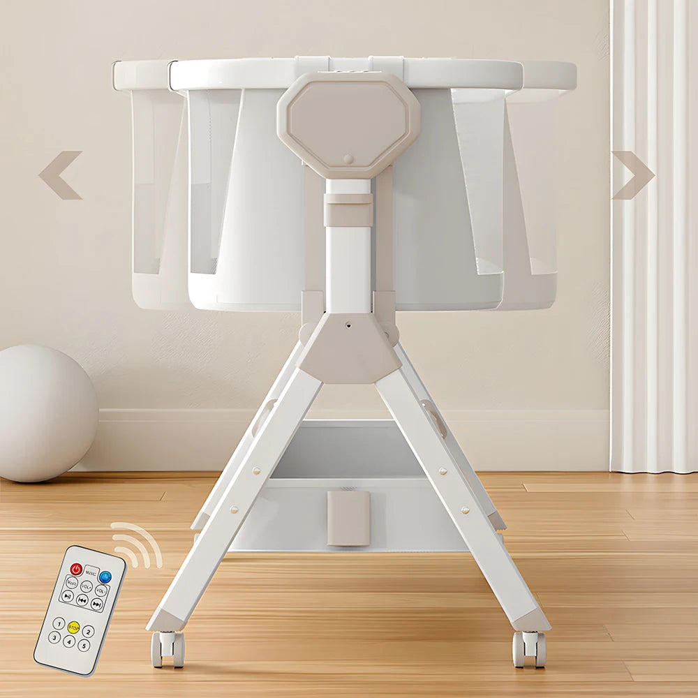 Rocking Baby Bassinet Portable Co-Sleeper for Newborns 0-6M