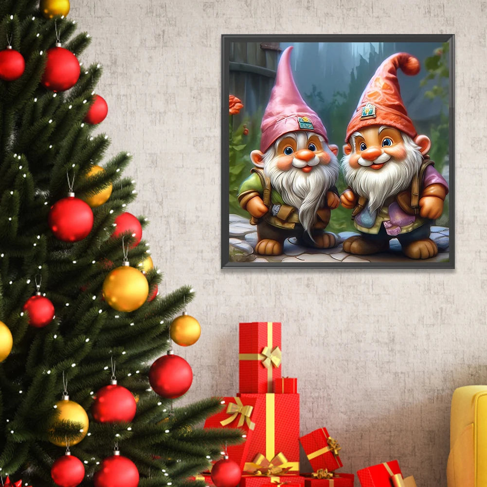 5D DIY Full Round Drill AB Diamond Painting Animal Kit Home Decoration Gift for Adults Christmas and New Year