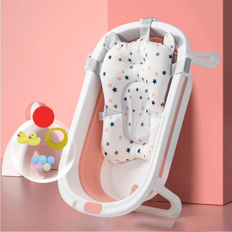 Foldable Portable Baby Bathtub with Anti-Slip Bottom Design
