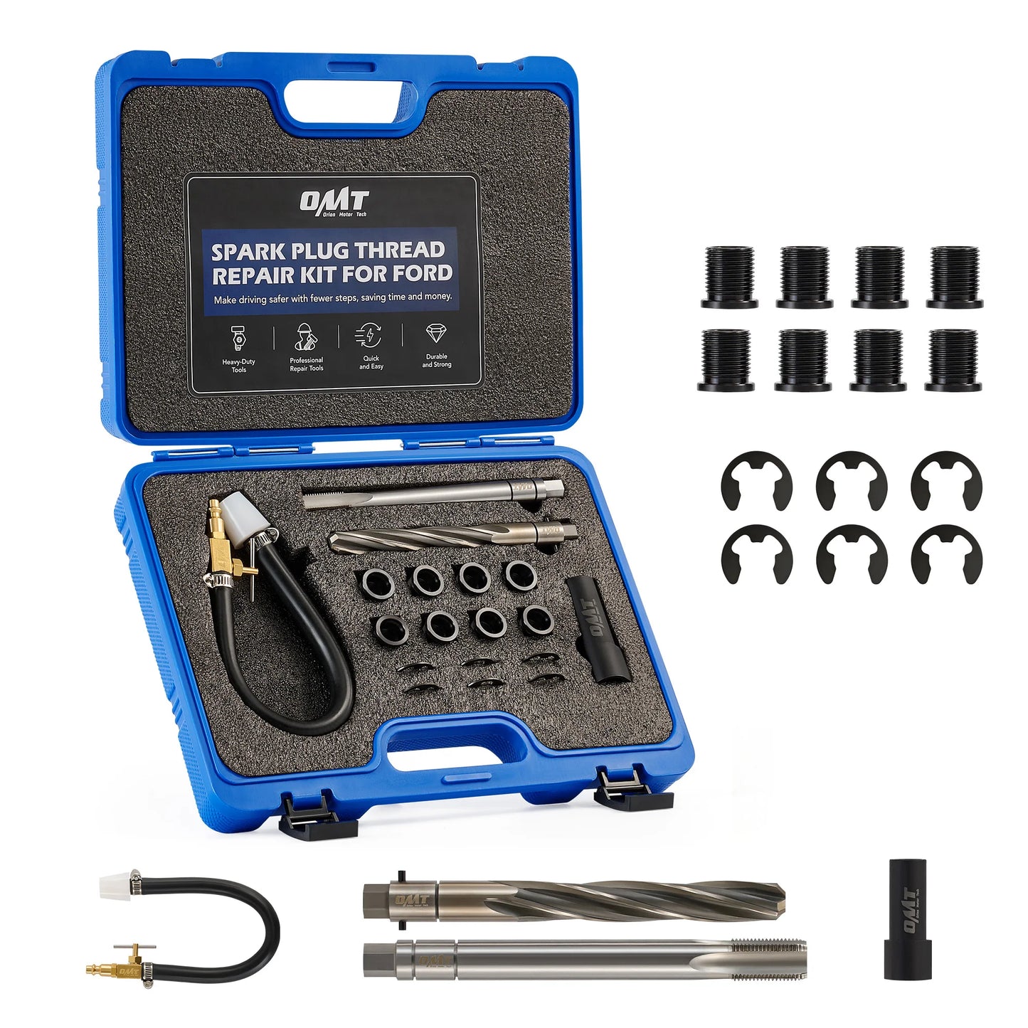 OMT 38900 Spark Plug Thread Repair Kit Ford 4.6L 5.4L 6.8L
