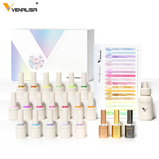 Venalisa 18 Colors Gel Nail Polish Set 10ml HEMA Free Vegan