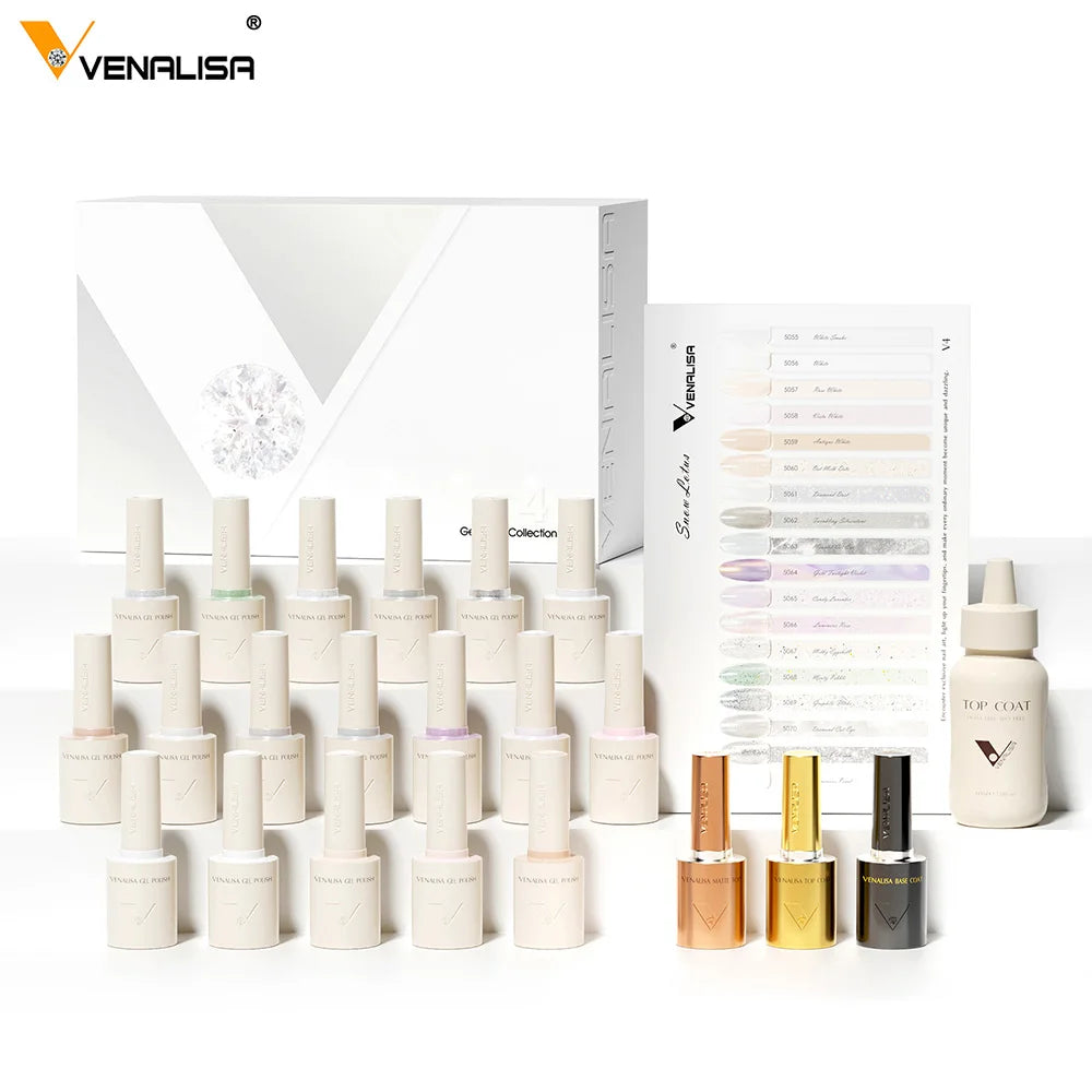 Venalisa 18 Colors Gel Nail Polish Set 10ml HEMA Free Vegan