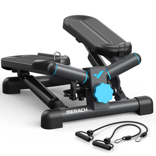 Merach Mini Stepper 330lbs With Resistance Band For Fitness