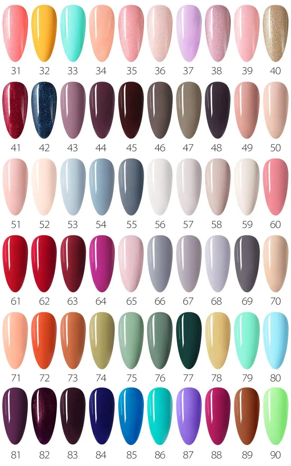 Venalisa VIP Kit 36 60 Colors Soak Off Gel Polish Set