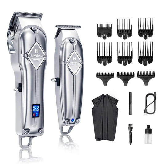 Limural USB Hair Clipper Cordless Beard Trimmer LED Display