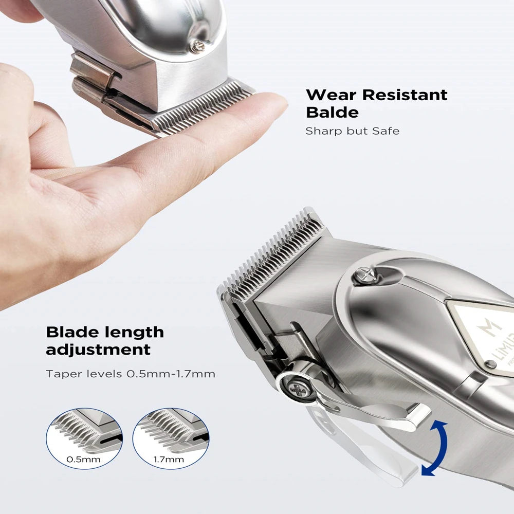 Limural USB Hair Clipper Cordless Beard Trimmer LED Display