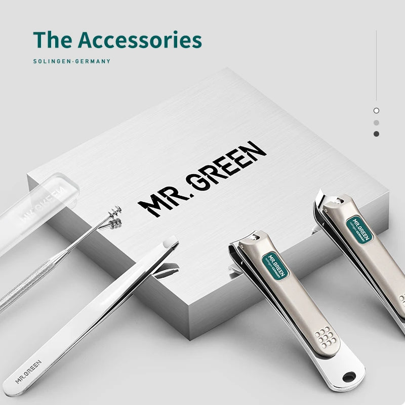 Mr Green Portable Manicure Set Stainless Steel Clippers