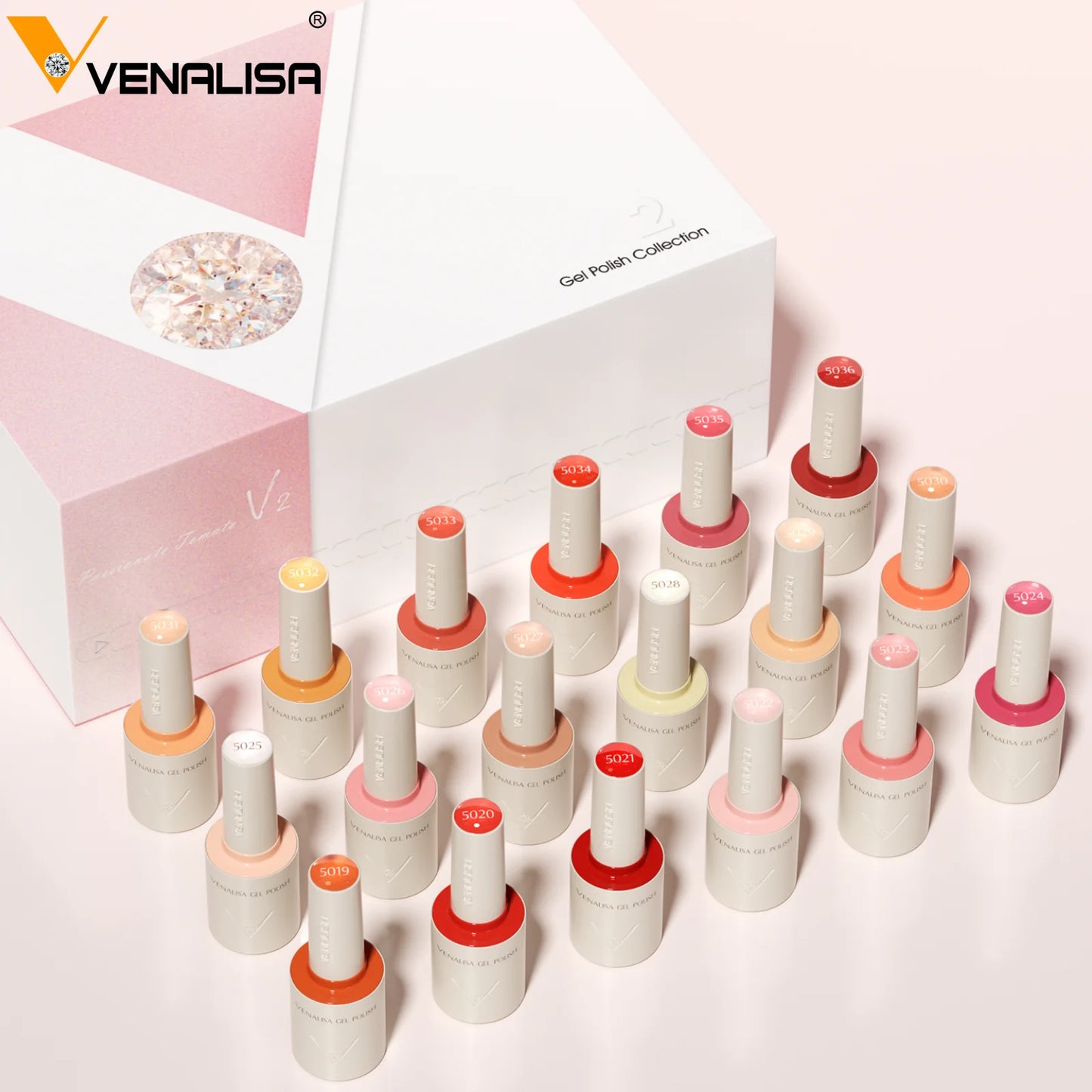 Venalisa 18 Colors Gel Nail Polish Set 10ml HEMA Free Vegan