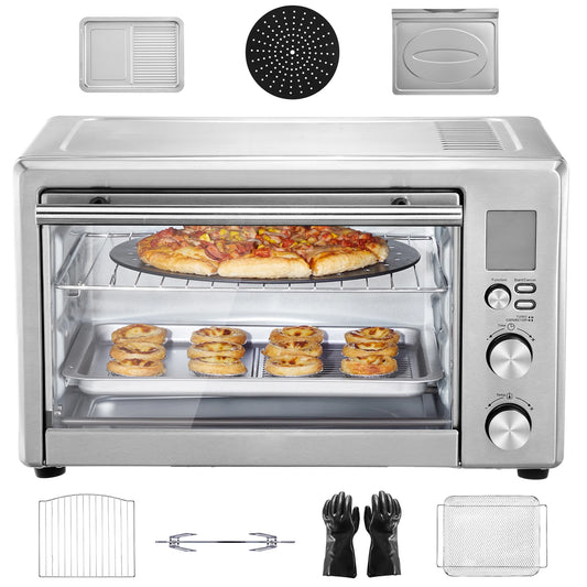 SucceBuy 13 In 1 Air Fryer Toaster Oven 29.6 Qt Convection