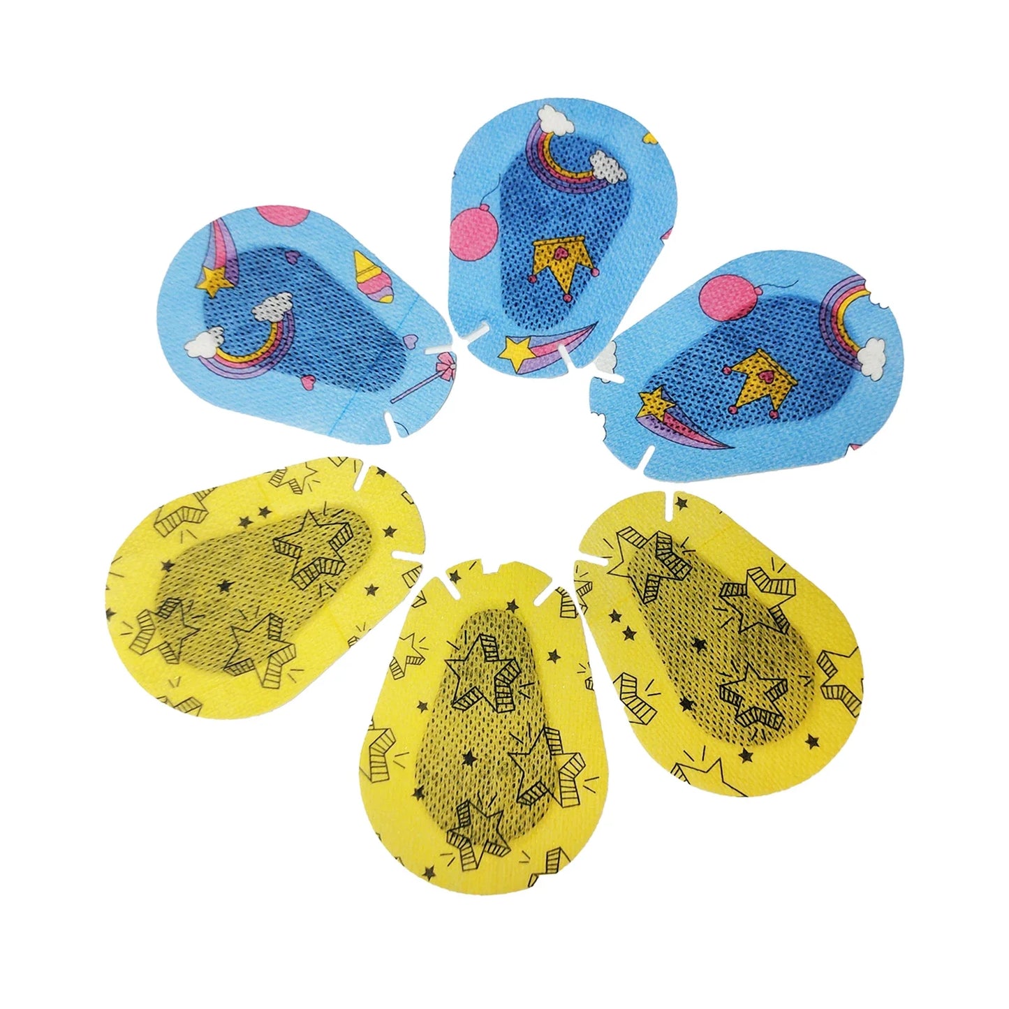 Colorful Breathable Eye Patch 40Pcs Nonwoven Bandages