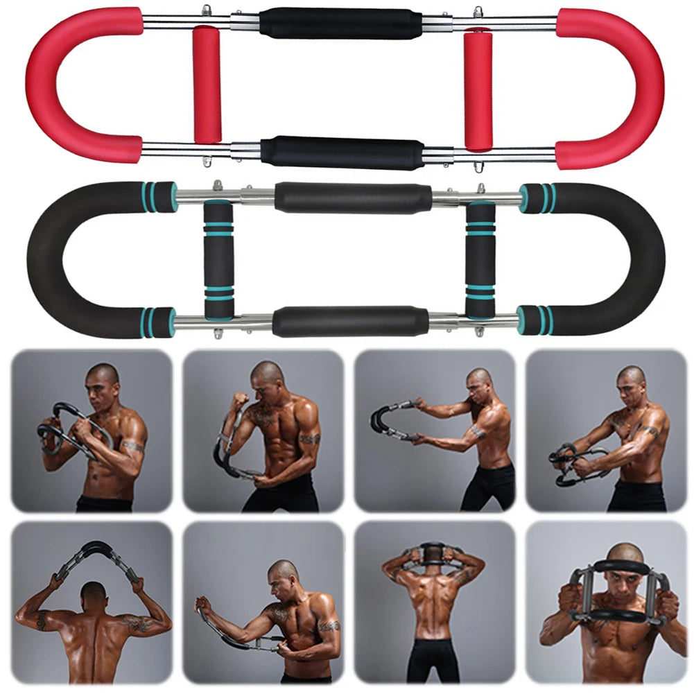 Hand Grip Trainer Chest Expander U Shaped Adjustable Spring
