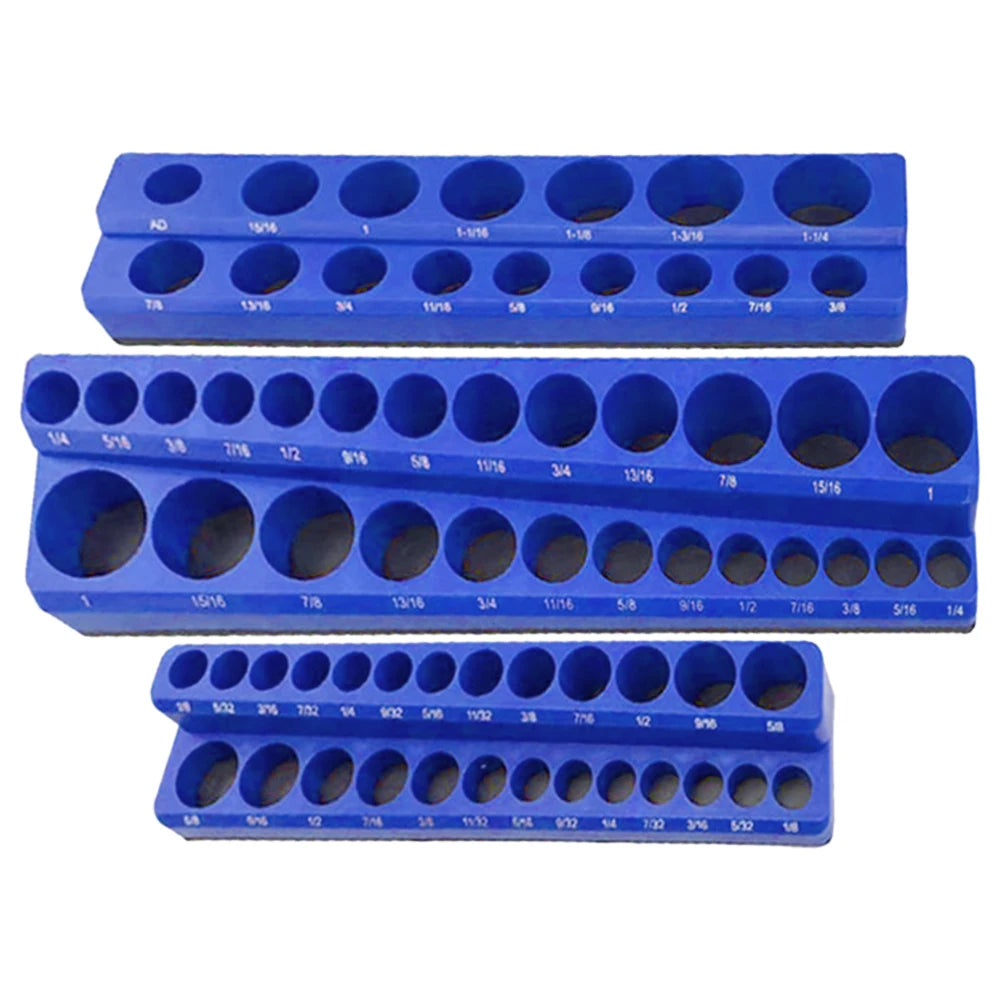 Magnetic Socket Organizers 141 Socket Trays Storage Rack