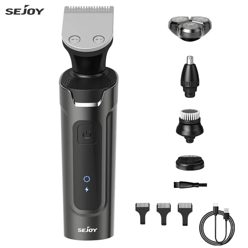 Sejoy Five In One Mens Grooming Kit Beard Trimmer Shaver