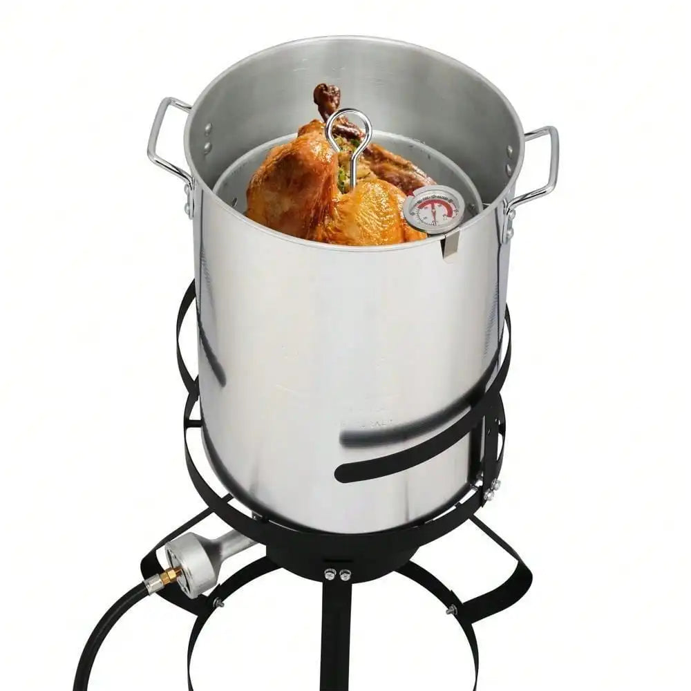 Propane Turkey Fryer 30 Qt 10 Qt Boiler Steamer 54000 BTU