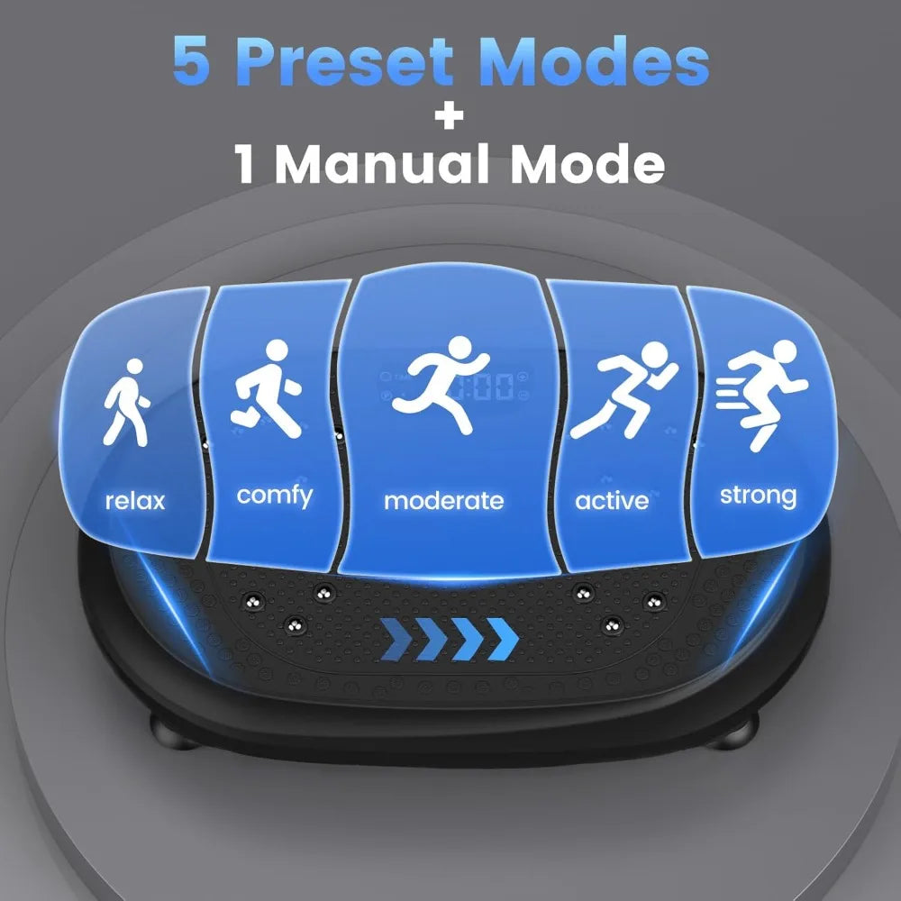Vibration Plate Exercise Machine Full Body Fitness Platform