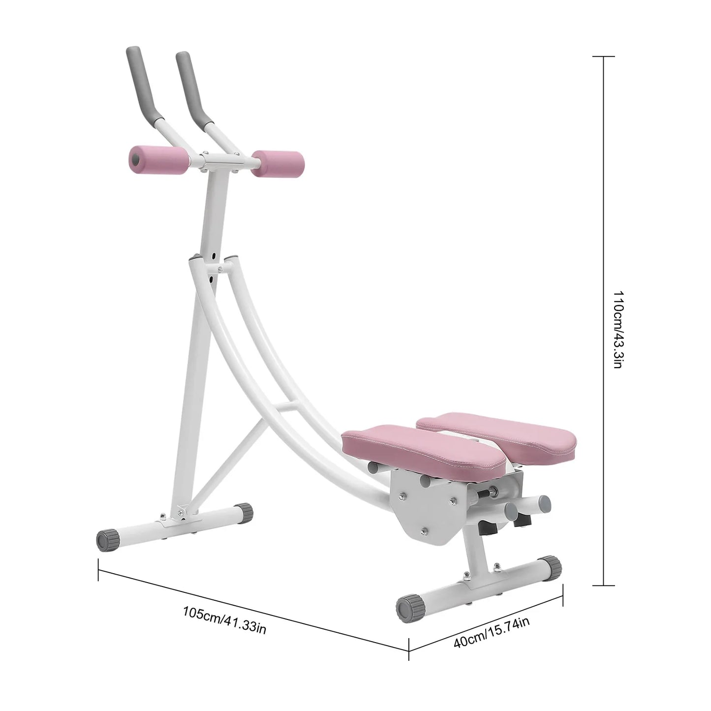 Foldable Ab Machine 150kg Weight Capacity For Home Gym