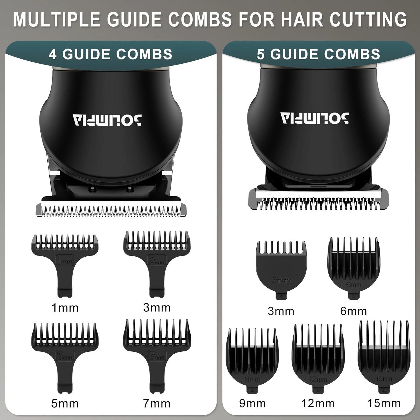 Hatteker All In One Hair Trimmer 7 Blades Nose Trimmer Kit