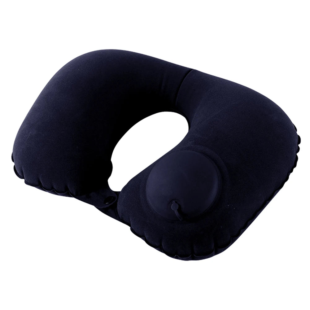 Car Neck Pillow U Shaped Air Cushion Office Travel Headrest