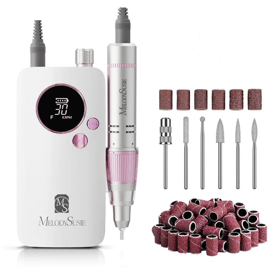 Portable Nail Drill 30000 RPM SC320F Cordless EFile