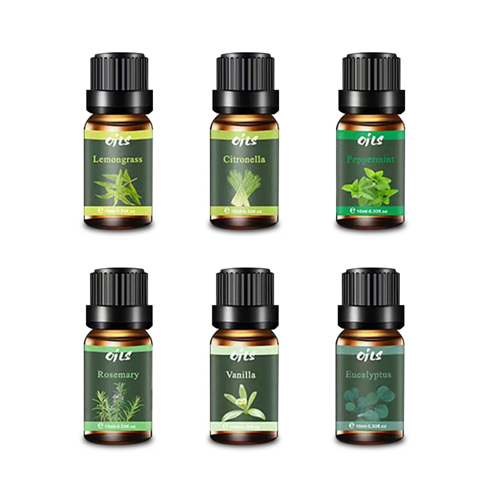 6 in 1 Essential Oil Diffuser Kit with Eucalyptus and More