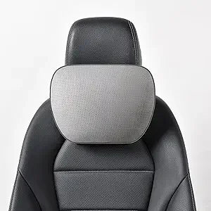 Genuine Cowhide Leather Car Headrest Neck Pillow for Driver