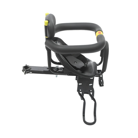 Black Child Bike Seat for Mountain Bikes Adjustable Safety Seat