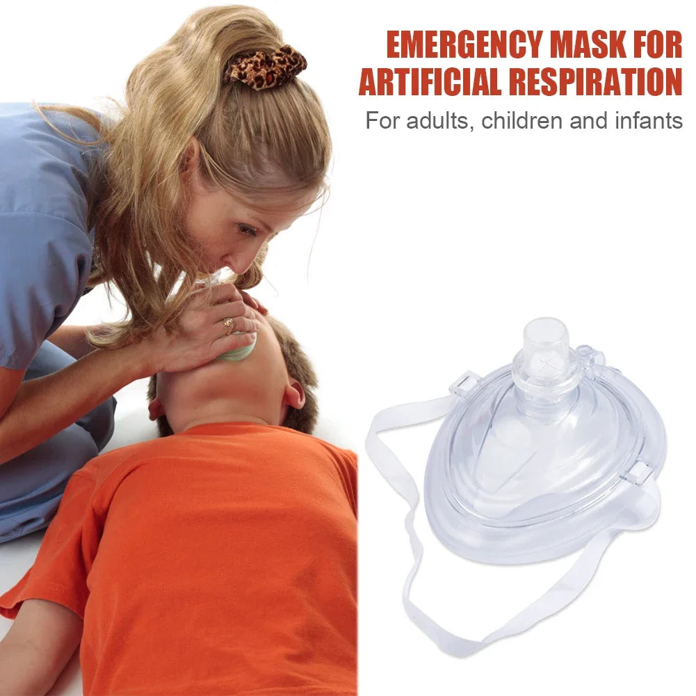 CPR Training Mask With One Way Valve Face Shield Kit