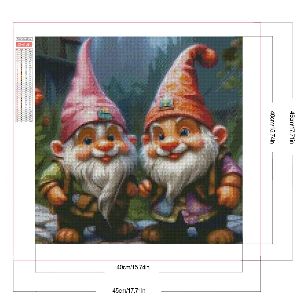 5D DIY Full Round Drill AB Diamond Painting Animal Kit Home Decoration Gift for Adults Christmas and New Year