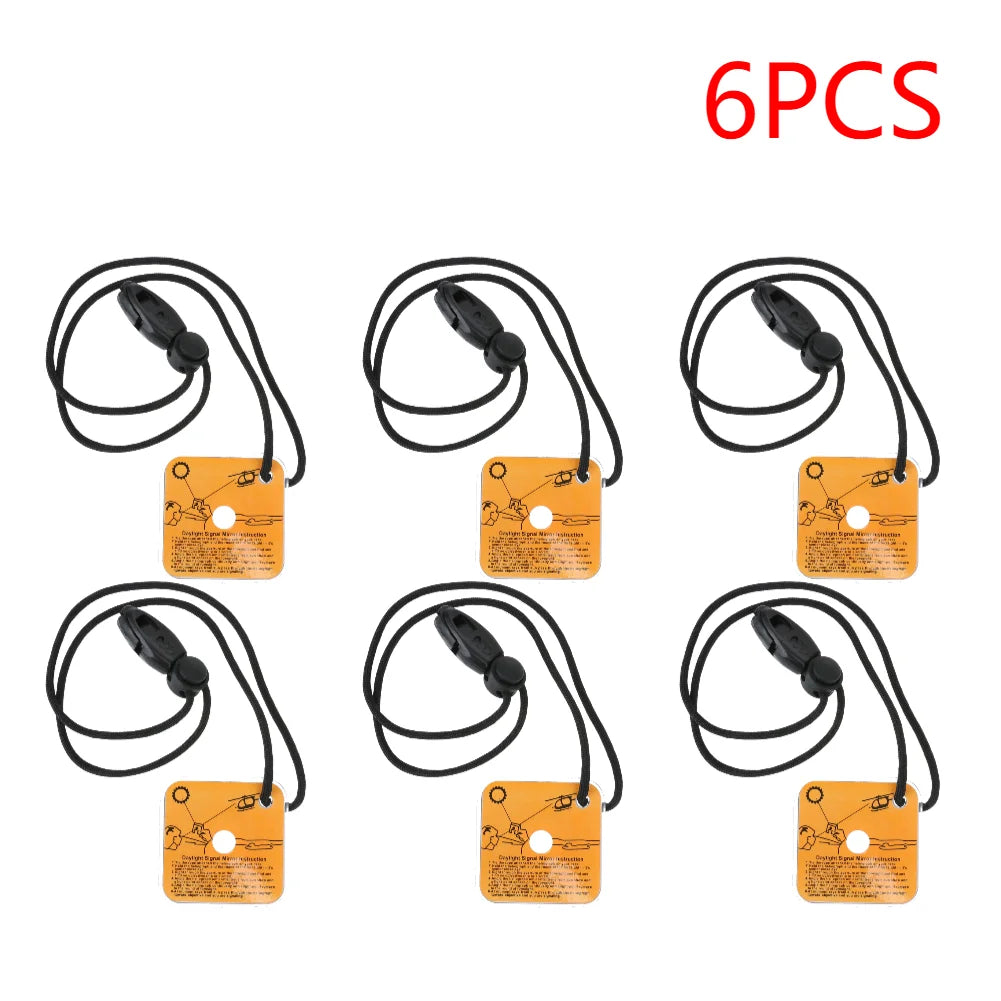 Emergency Survival Mirror With Whistle Outdoor Gear Kit