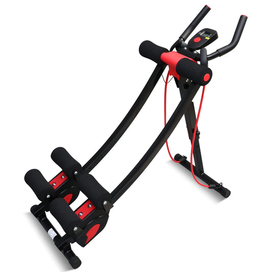 Dual Track Ab Machine Ab Cruncher Adjustable Height