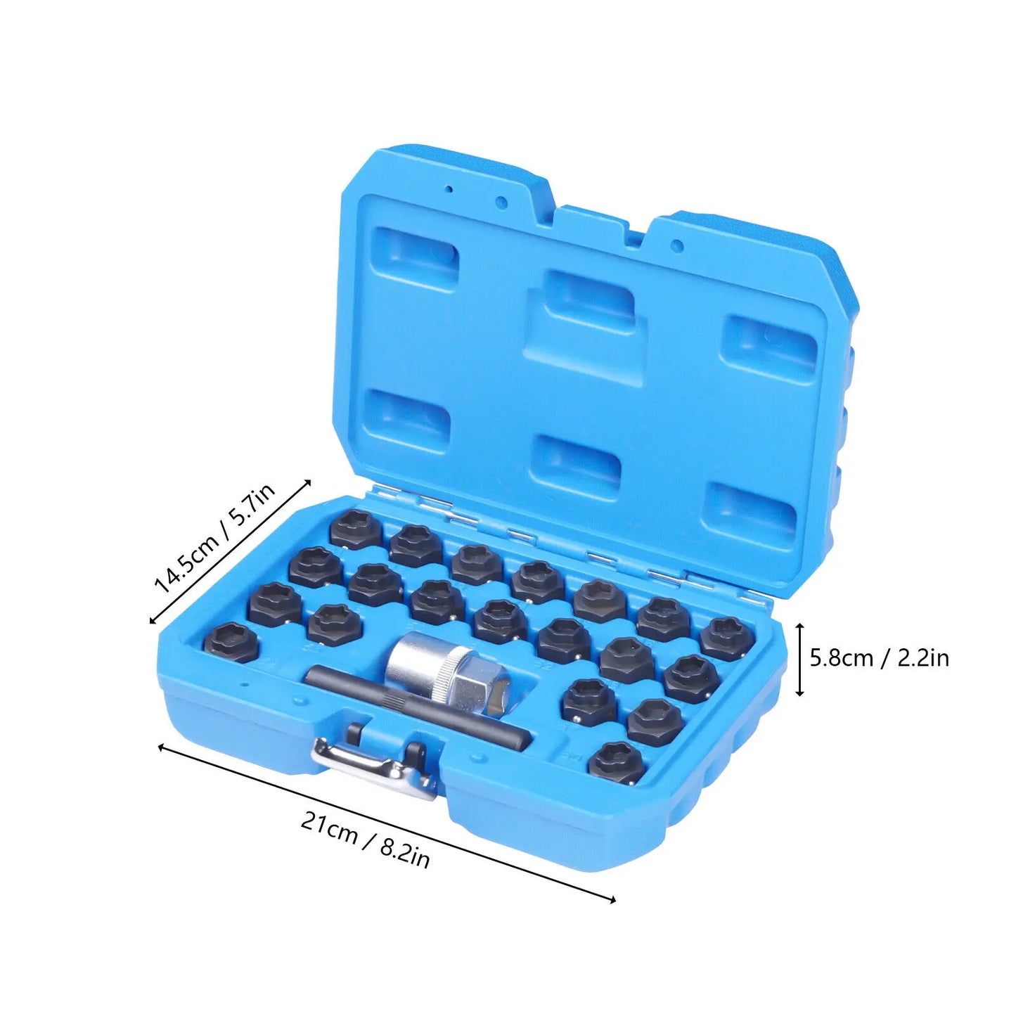 22Pcs Wheel Locking Nut Removal Tool Set For BMW F Series