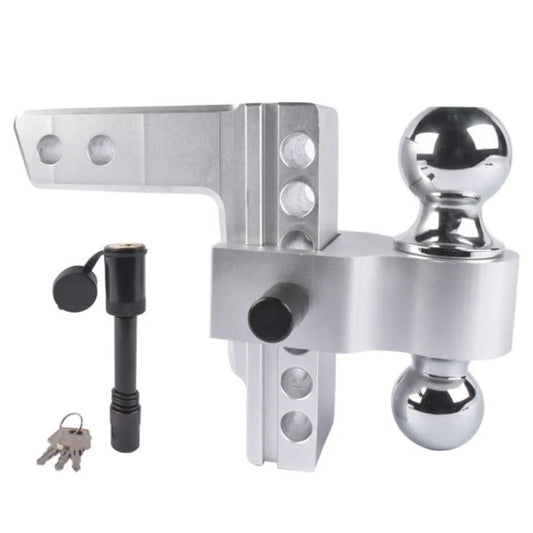 Adjustable Trailer Hitch 2 Inch Receiver Aluminum Rugged