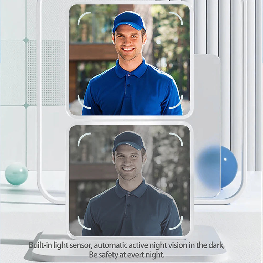 WiFi Wireless Video Doorbell With IR Night Vision Camera