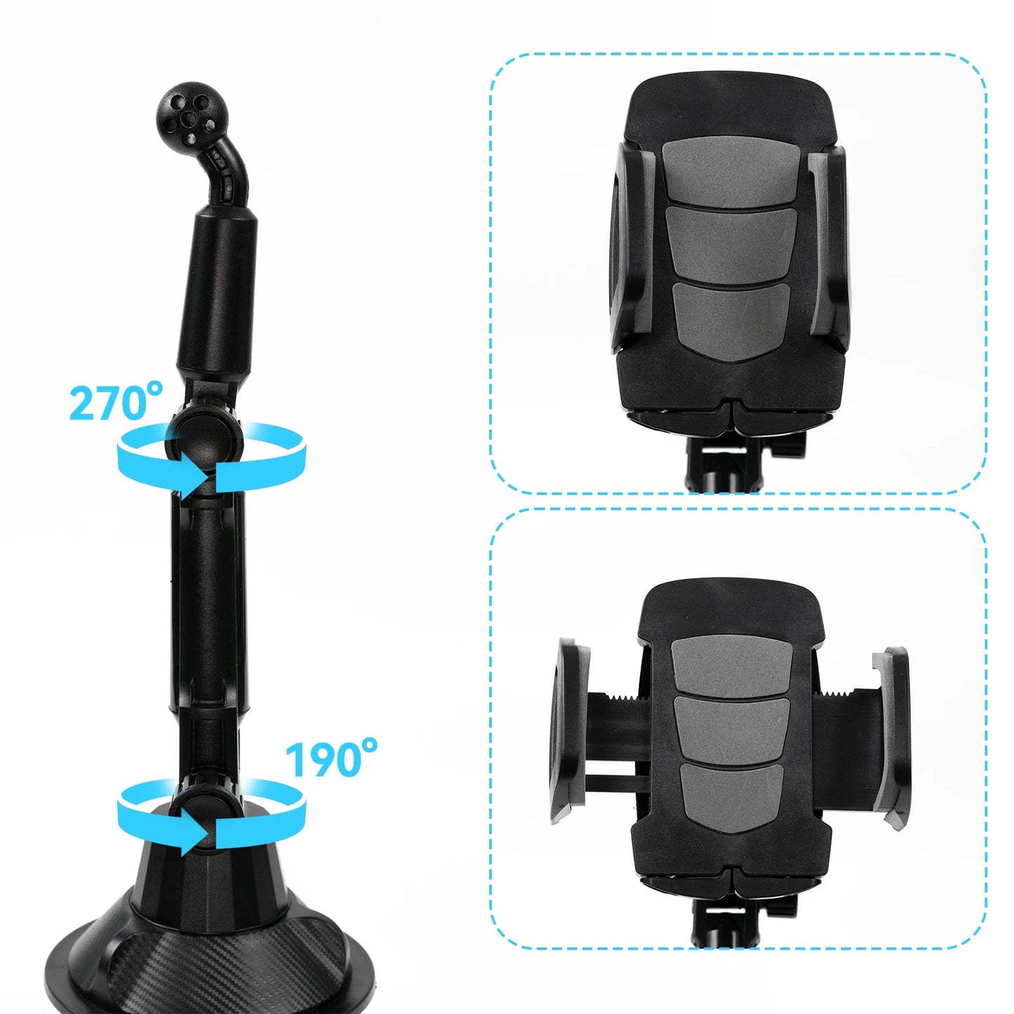 Universal 360 Degree Car Phone Holder Cup Holder Mount