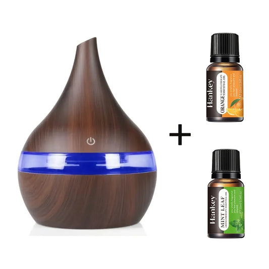 USB Aromatherapy Humidifier 10.14 Oz with LED Light Auto Shut Off