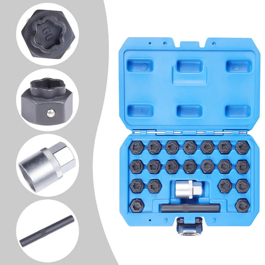 22Pcs Wheel Locking Nut Removal Tool Set For BMW F Series