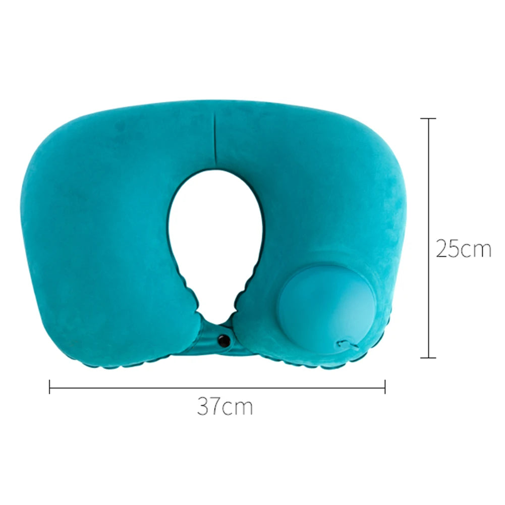 Car Neck Pillow U Shaped Air Cushion Office Travel Headrest