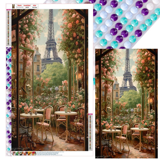 5D DIY Full Round Drill Diamond Painting Scenery Kit Home Decoration Art Craft