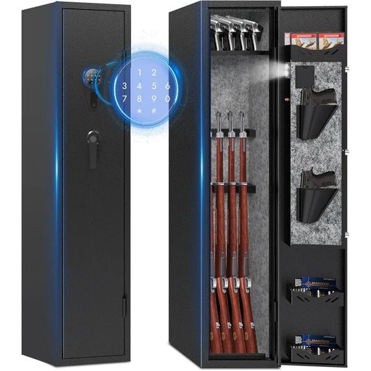 5 Gun Safe For Rifles And Pistols No Assembly Required