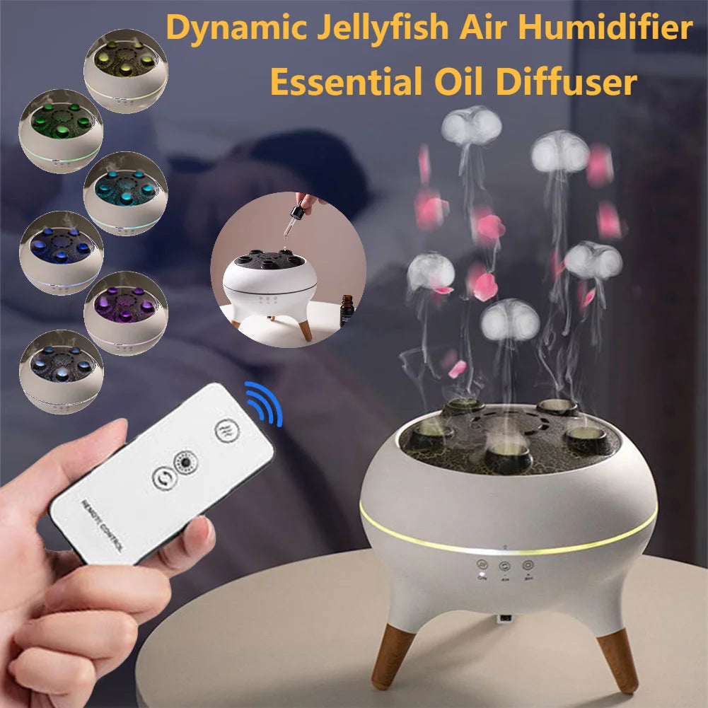 Dynamic Jellyfish Humidifier 250ml with Colorful Lights