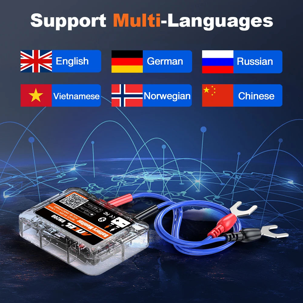Ancel BM200 12V Battery Monitor Bluetooth Car Health App
