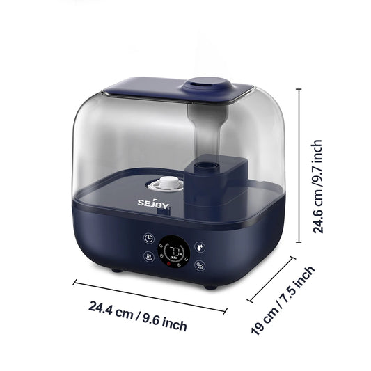 Sejoy 5L Ultrasonic Humidifier for Home and Bedroom Use