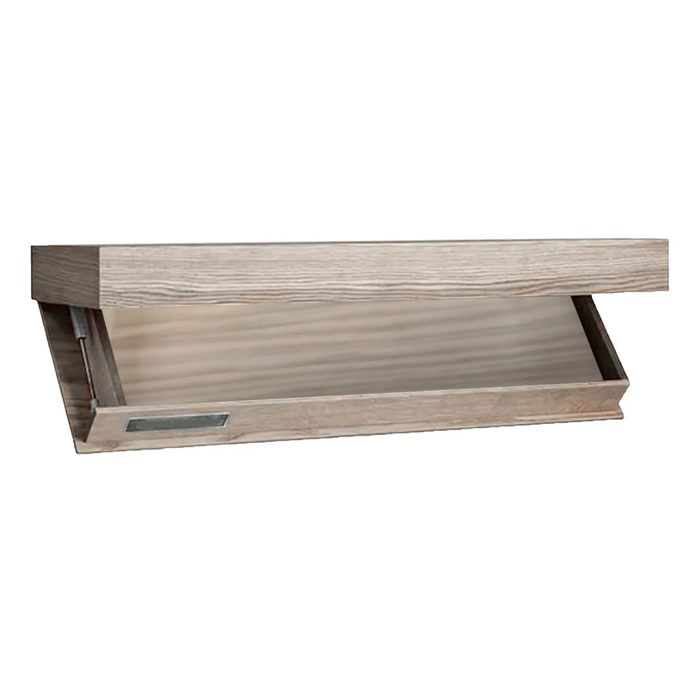 Wooden Concealed Floating Shelf With Secret Compartment