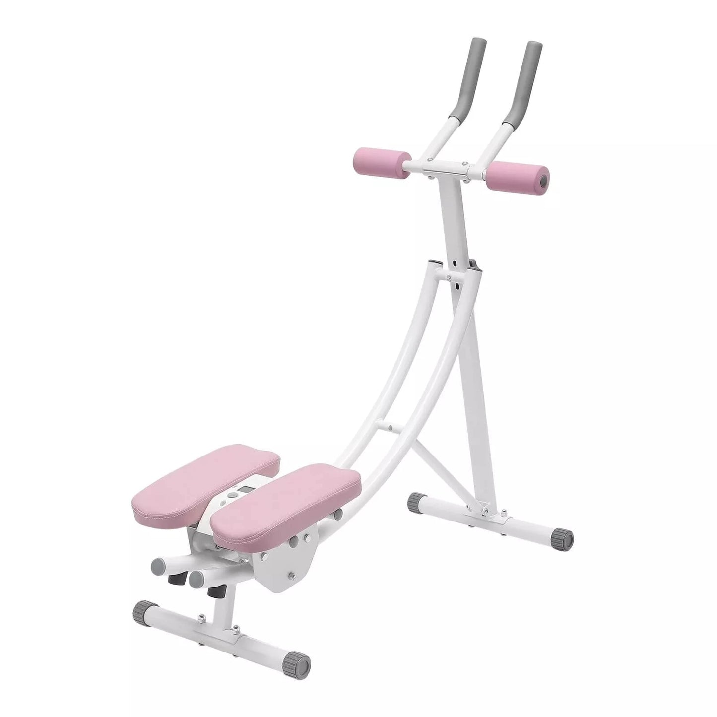 Pink Purple Dual Track Abs Trainer Adjustable Resistance