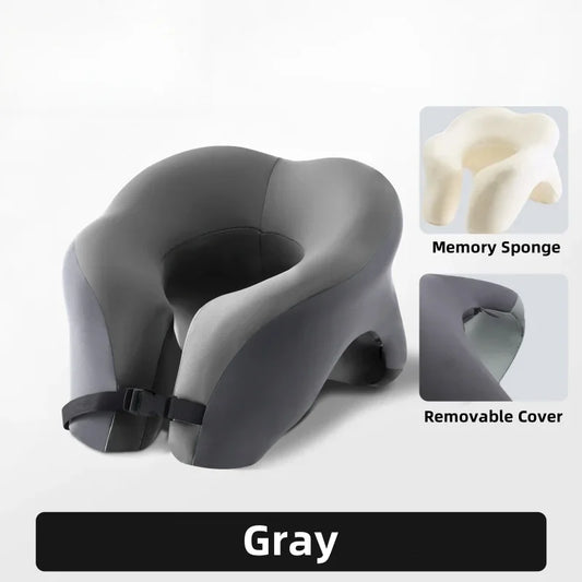 U Shaped Memory Foam Travel Pillow For Airplane And Car