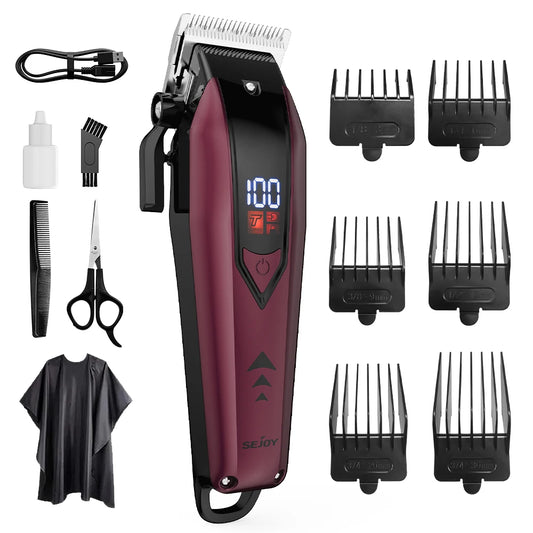 Hair Clippers For Men Led Professional Cordless Trimmer