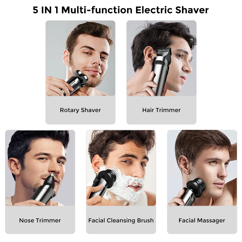 Sejoy Five In One Mens Grooming Kit Beard Trimmer Shaver