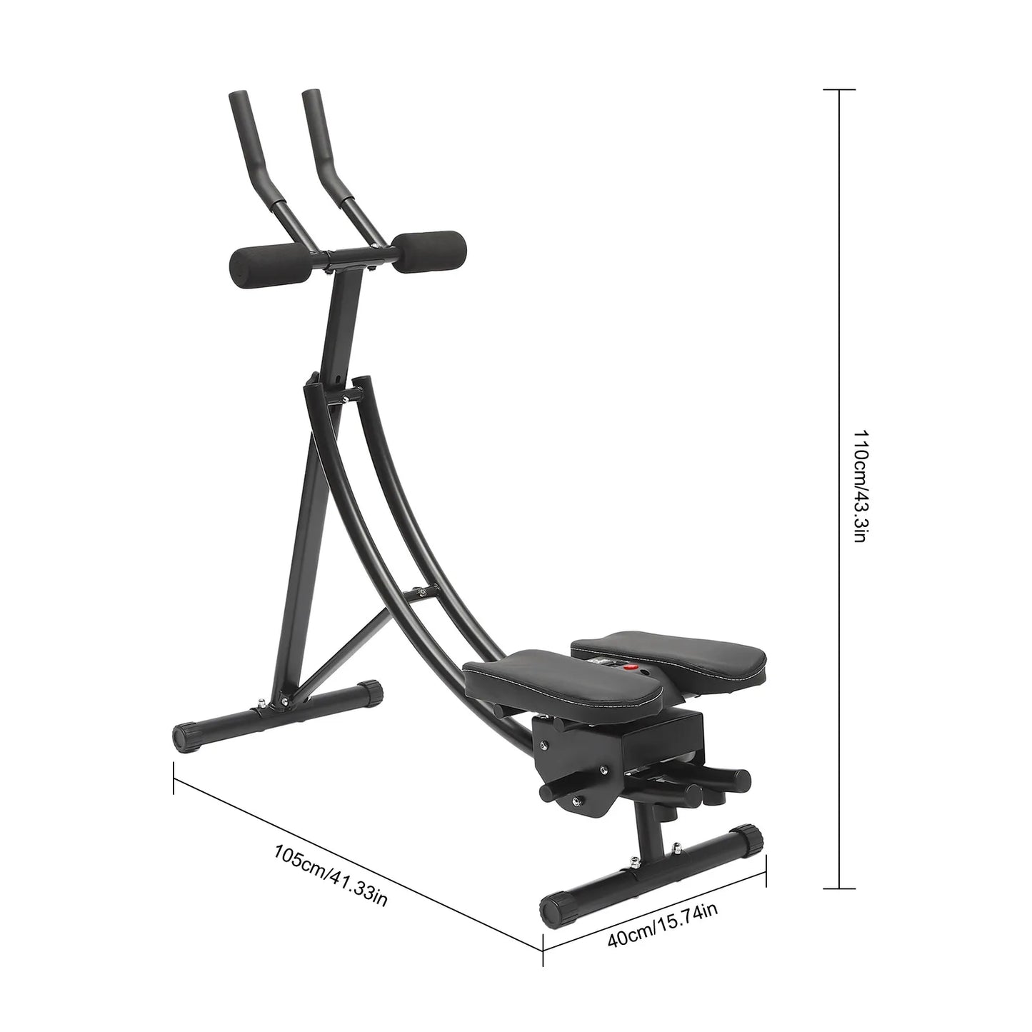 Foldable Ab Machine 150kg Weight Capacity For Home Gym